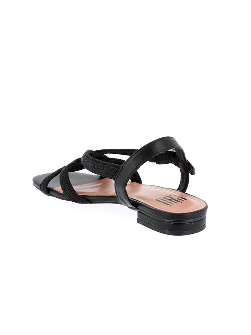 sandalo da donna in raffia nera BIBI LOU | 853X